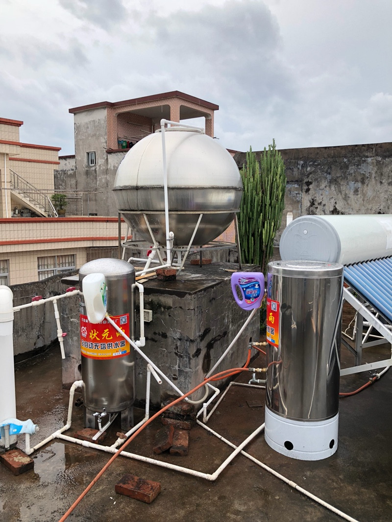 狀元雨無塔供水器水箱安裝實拍